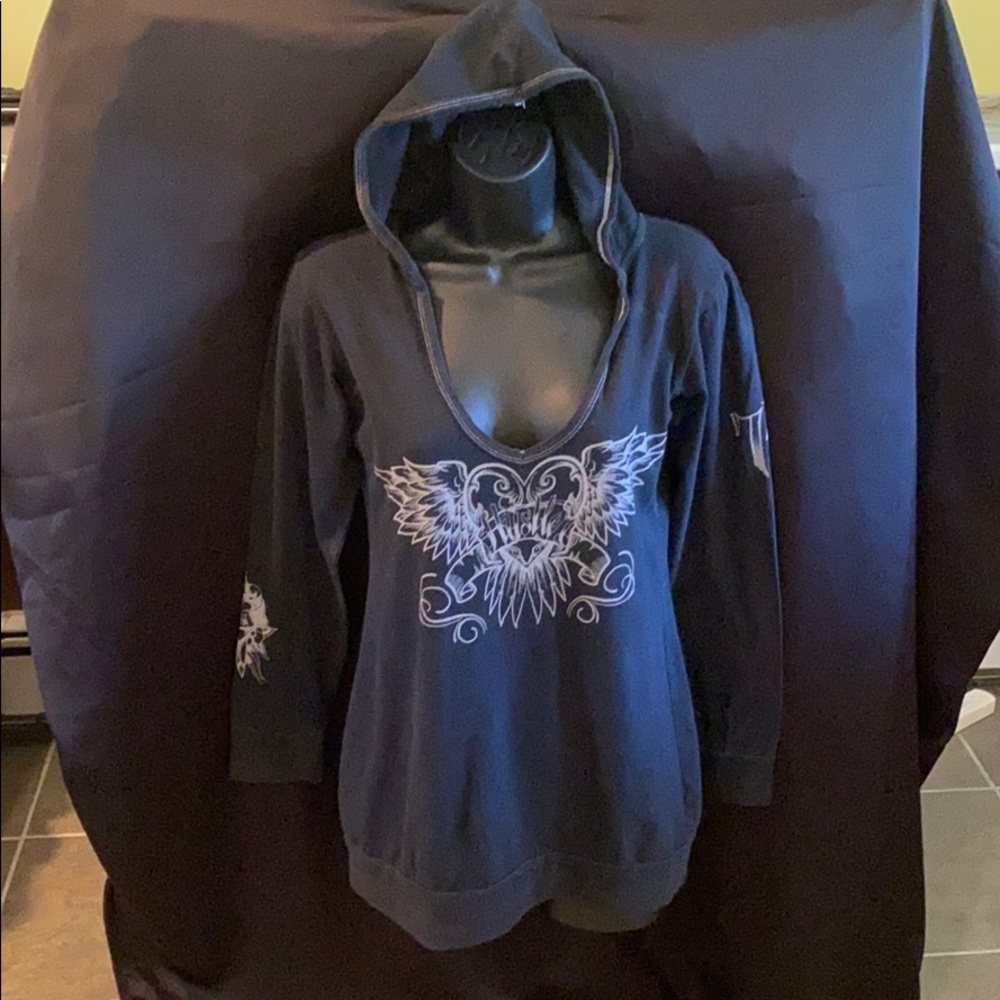 Hustler pull over hoodie